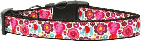 Elephant-Elefun-Nylon-Dog-Collar-Sm-GreatEagleInc-333869634