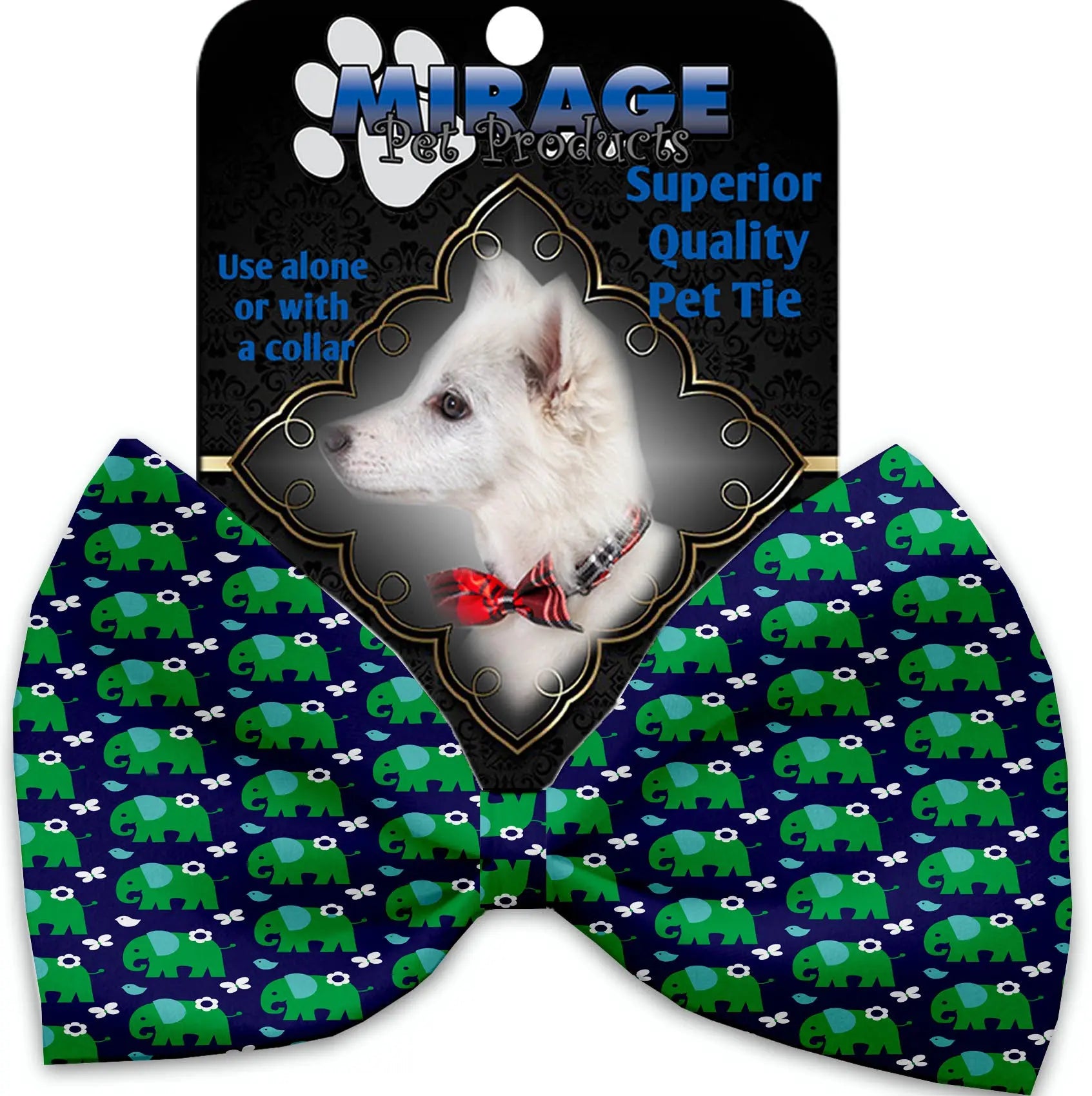 Elephants And Butterflies Pet Bow Tie Default Title