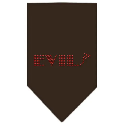 Evil Rhinestone Bandana Cocoa Large Default Title