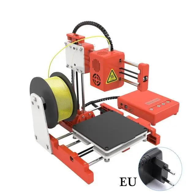 FDBRO Mini 3D Ender-X1 3D Printer Upgraded Magnetic Build Plate Resume Power Failure Printing DIY KIT Mean Well Power Supply GreatEagleInc
