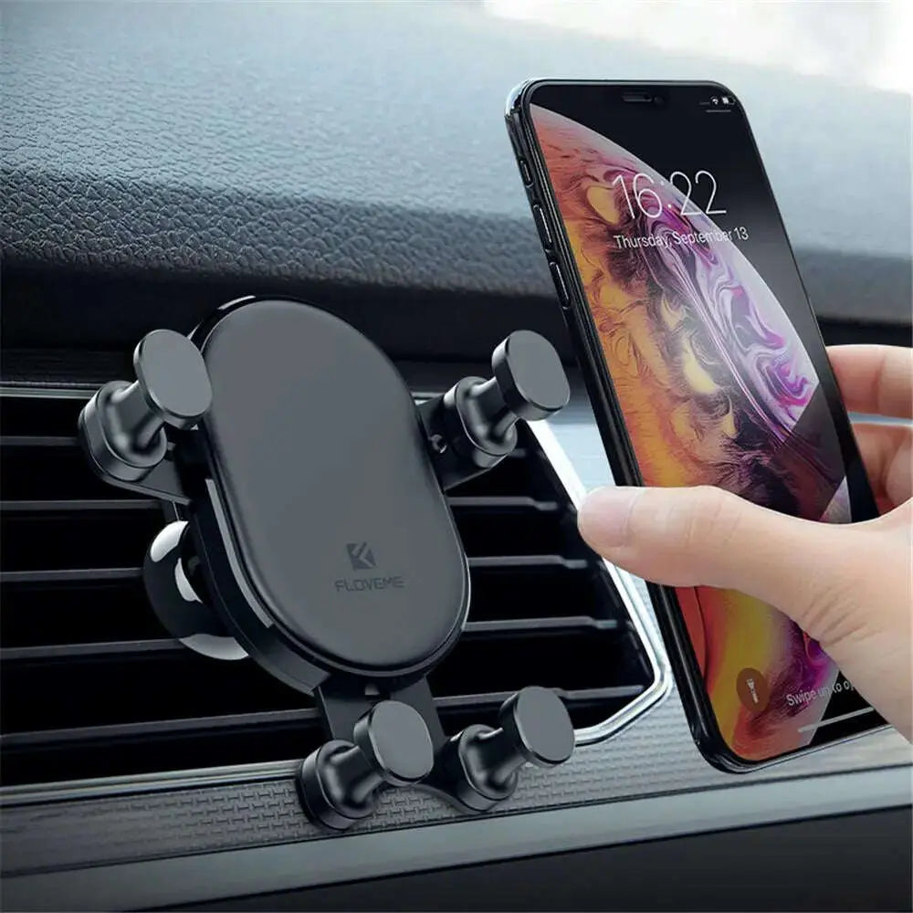 FLOVEME-Car-Phone-Holder-Air-Vent-Mount-Gravity-Auto-Lock-360o-Rotation-for-iPhone-XS-Max-Xiaomi-Banggood-318400762