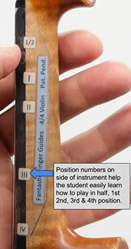 Fantastic Violin Finger Guide - All Notes Guide for Full (4/4) Size Violin Fiddle - More Sizes Available
