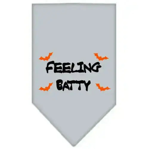 Feeling-Batty-Screen-Print-Bandana-Grey-Large-GreatEagleInc-319201690