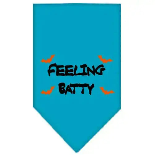 Feeling-Batty-Screen-Print-Bandana-Turquoise-Large-GreatEagleInc-318581181