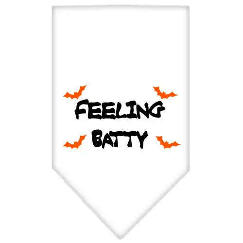 Feeling-Batty-Screen-Print-Bandana-White-Small-GreatEagleInc-319200280
