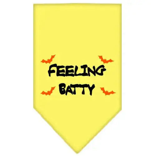 Feeling-Batty-Screen-Print-Bandana-Yellow-Large-GreatEagleInc-318531493