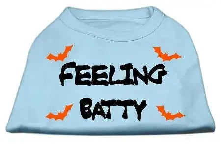 Feeling-Batty-Screen-Print-Shirts-Baby-Blue-Lg-GreatEagleInc-333844084