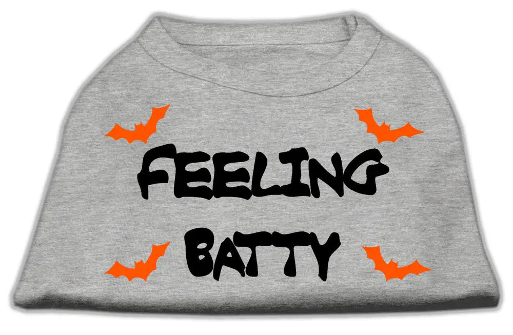 Feeling Batty Screen Print Shirts Grey Xl Default Title