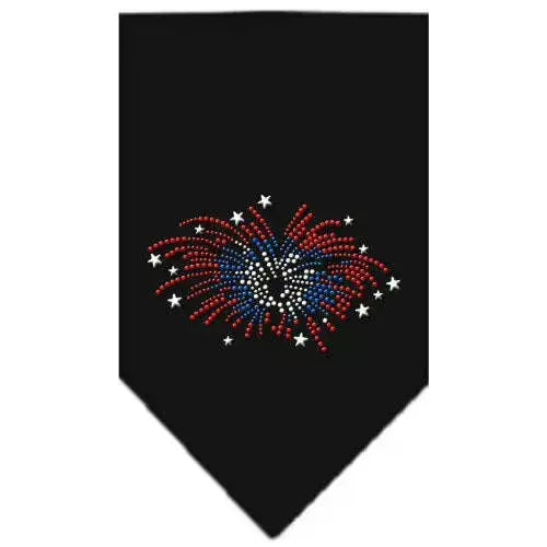 Fireworks-Rhinestone-Bandana-Black-Small-GreatEagleInc-319310985
