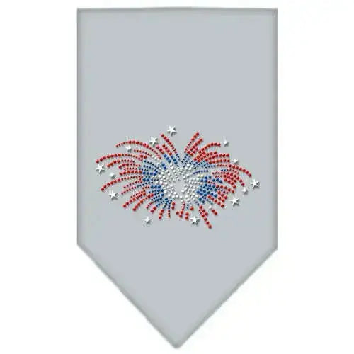 Fireworks-Rhinestone-Bandana-Grey-Small-GreatEagleInc-319310593