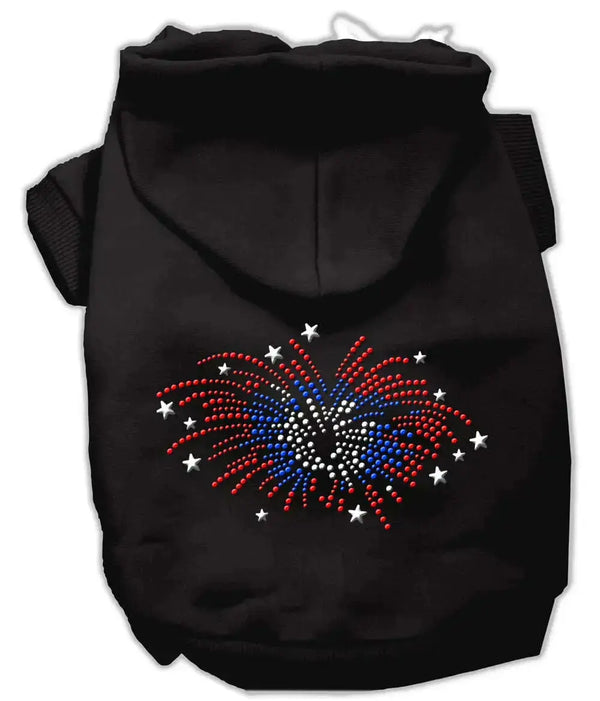 Fireworks-Rhinestone-Hoodie-Black-Xxl-GreatEagleInc-319486252