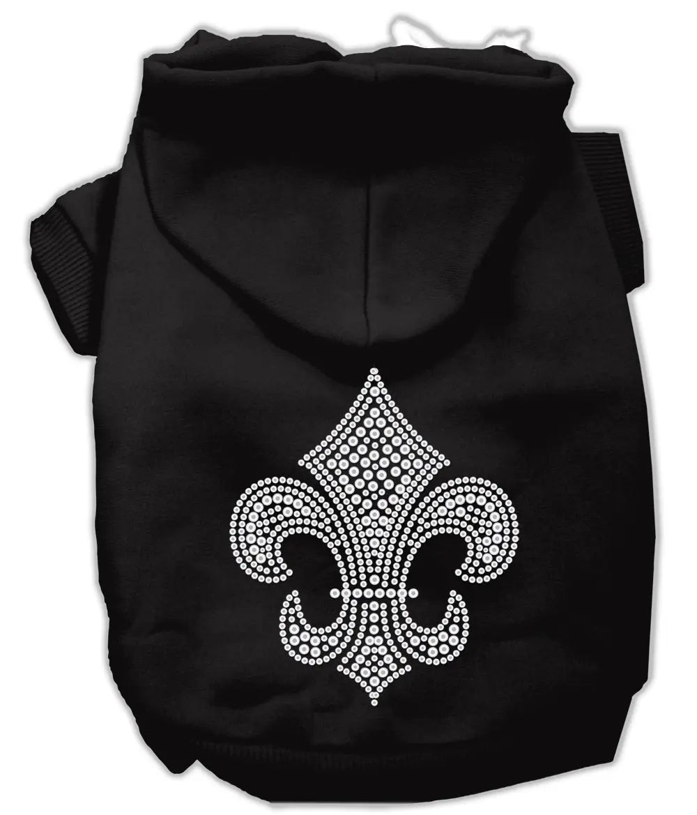 Fleur De Lis Hoodies Black Xs Default Title