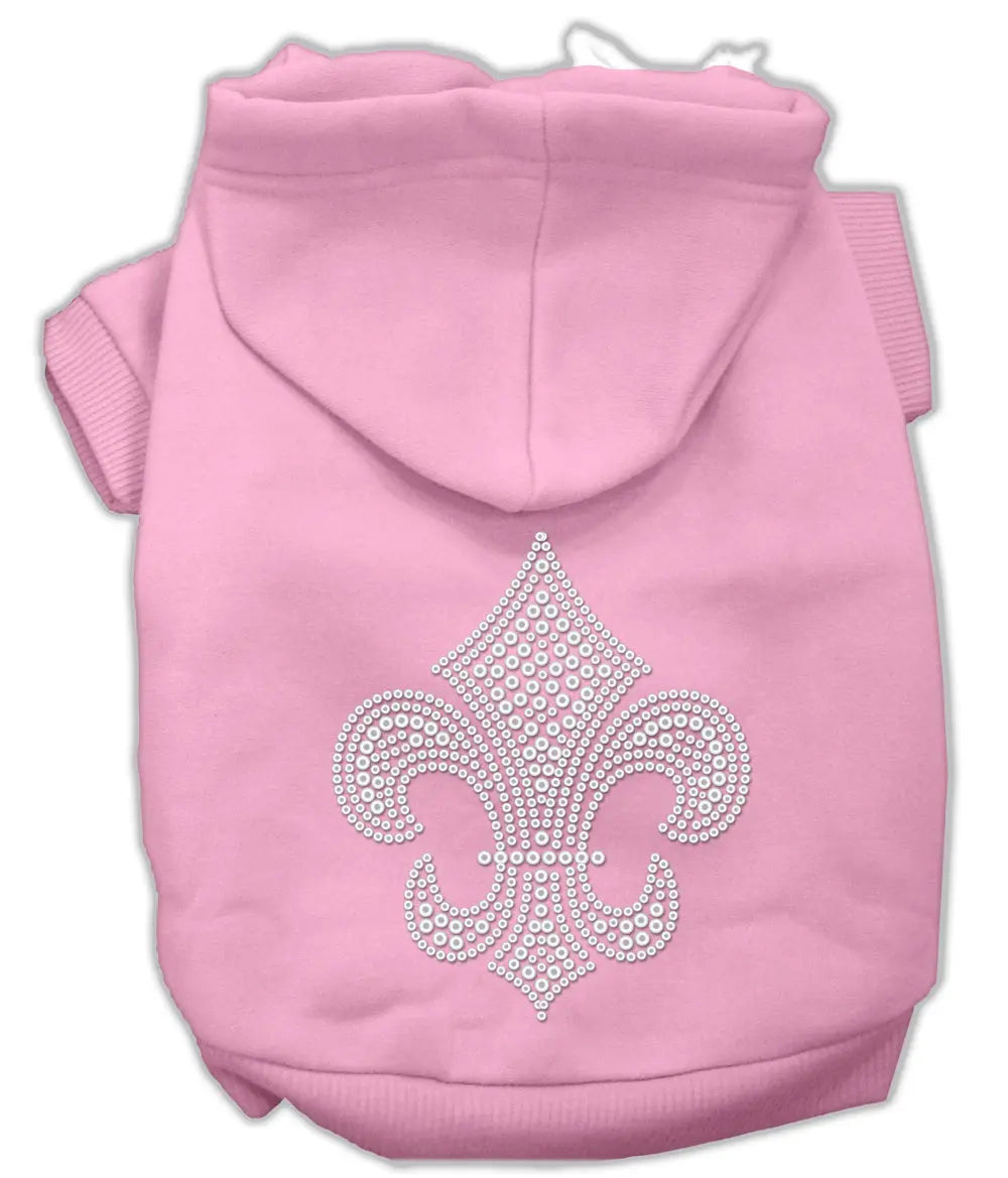 Fleur De Lis Hoodies Pink Xxl Default Title
