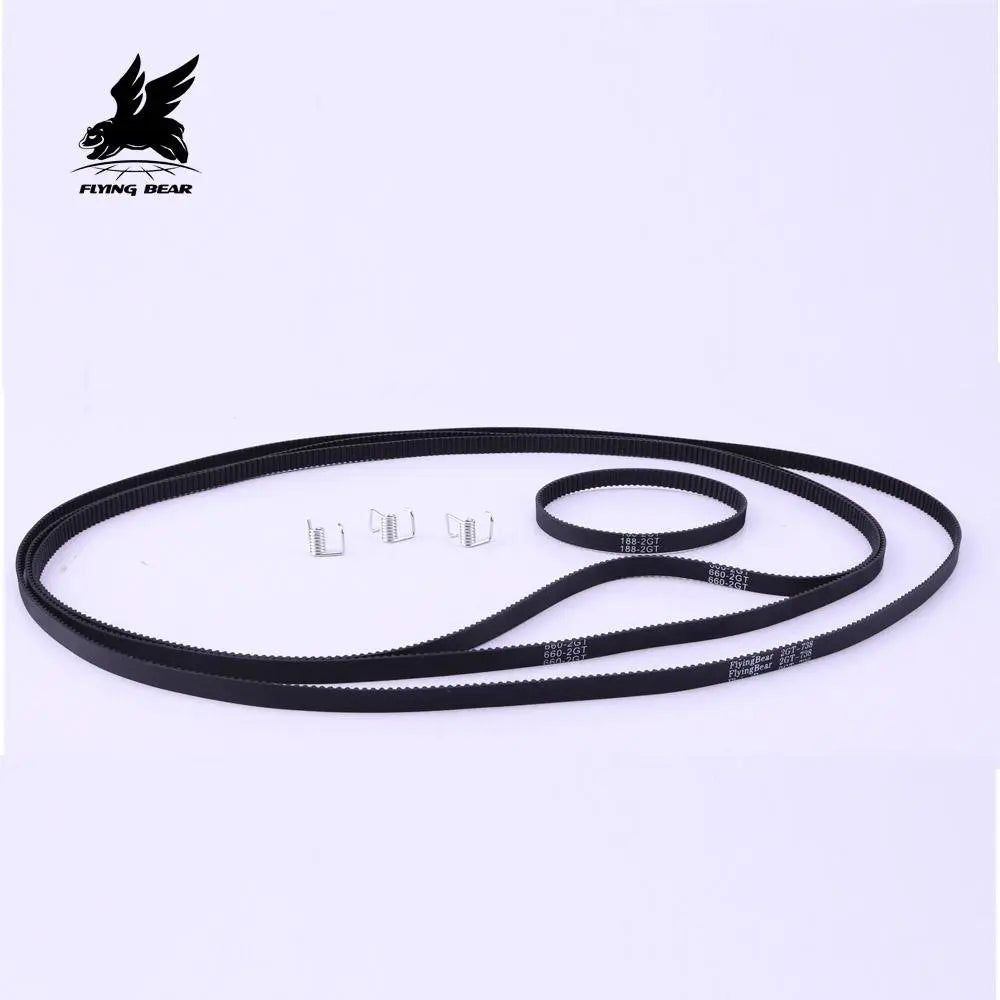 Flying Bear Ghost4 Closed 3D Printer Parts GT2 Belt 2GT Wide 2mm Pitch Replacement Synchronous Band for Ghost 4 GreatEagleInc