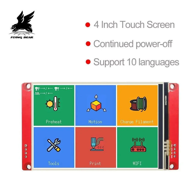 Flyingbear 3D Printer  Parts TS40 Smart Controller Display 4.0" Touch Screen Support Marlin/Repetier GreatEagleInc