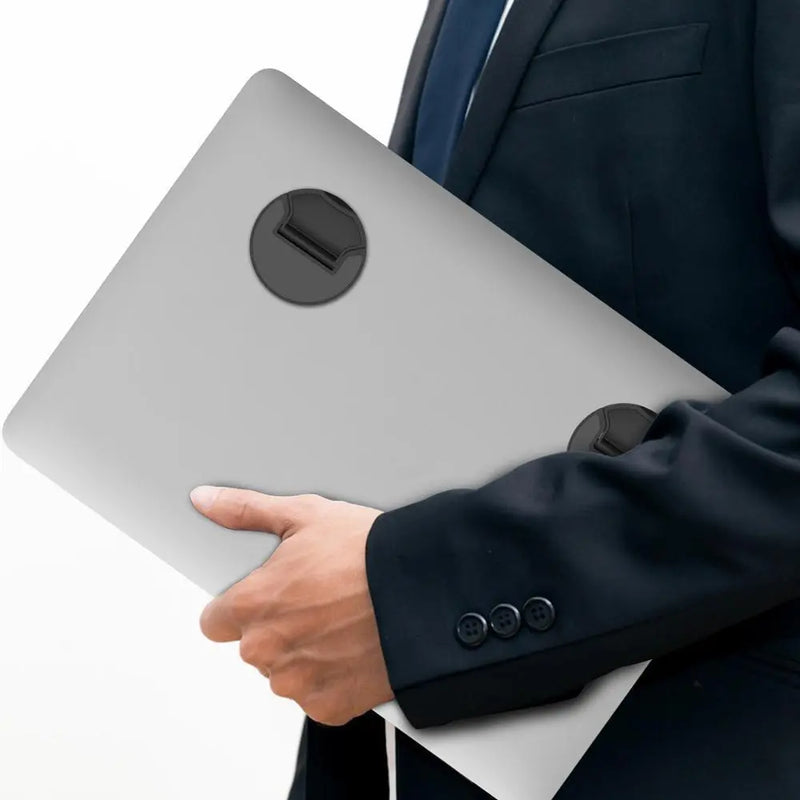 Folding Laptop Shelf Cooling Invisible Tilt Increase Bracket Notebook Support Elevated Pad For Macbook pro Lenovo (2pcs) - GreatEagleInc