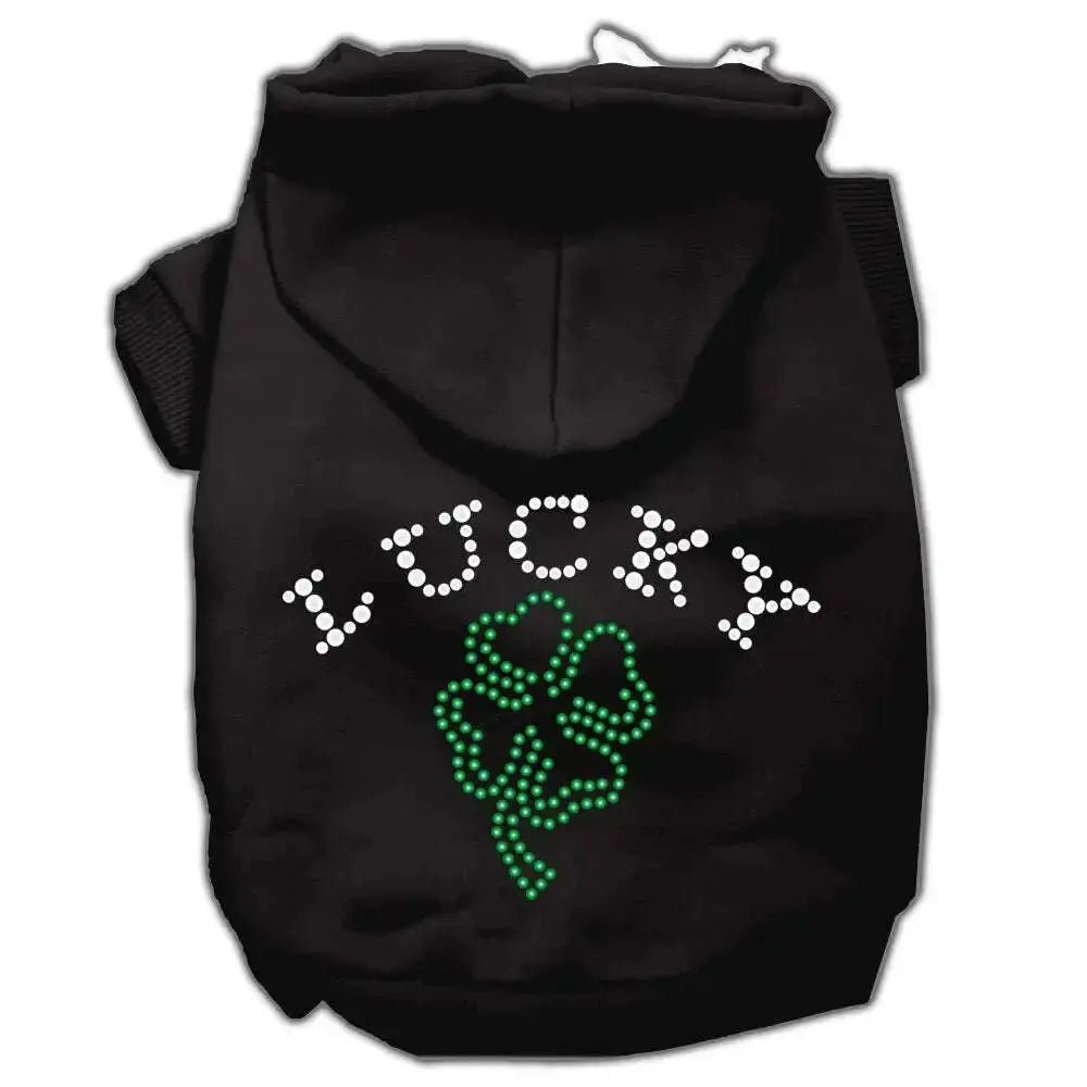 Four-Leaf-Clover-Outline-Hoodies-Black-Xs-GreatEagleInc-333802988