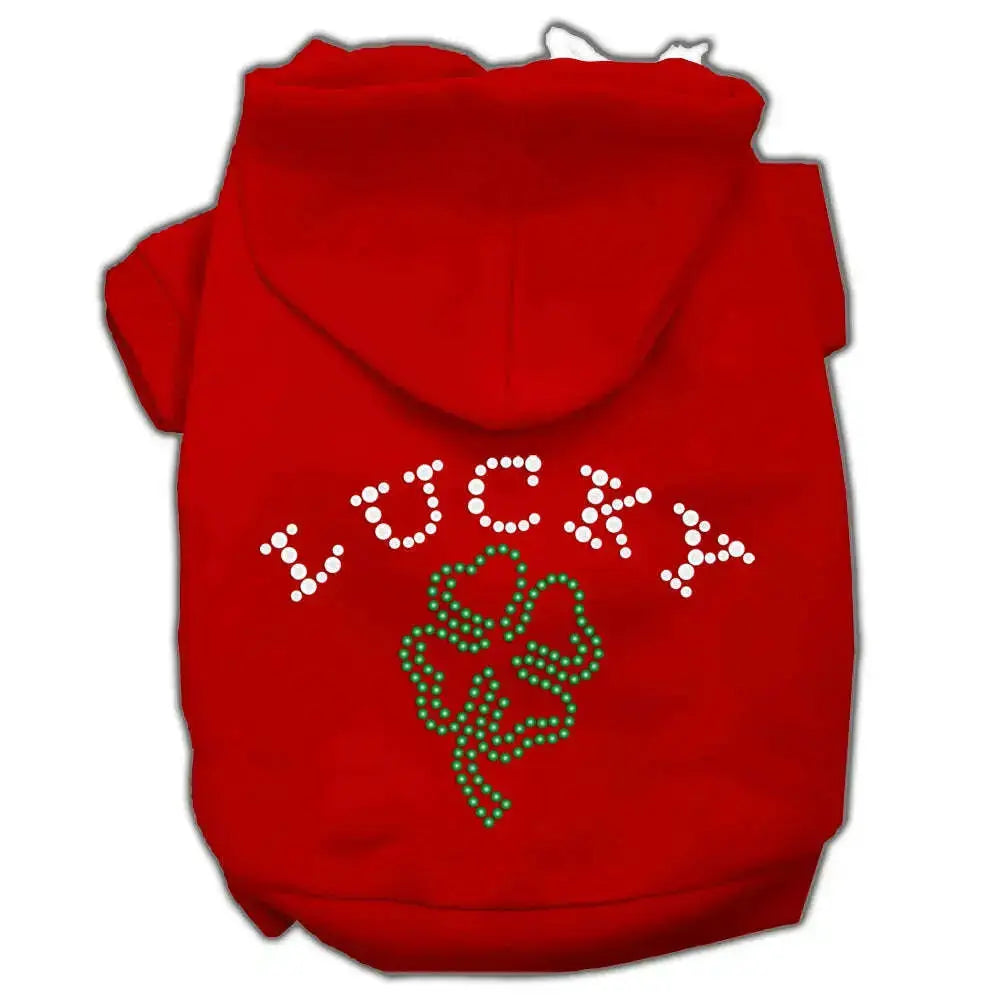 Four-Leaf-Clover-Outline-Hoodies-Red-M-GreatEagleInc-333755639