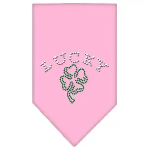 Four-Leaf-Clover-Rhinestone-Bandana-Light-Pink-Large-GreatEagleInc-319035949