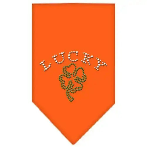 Four-Leaf-Clover-Rhinestone-Bandana-Orange-Large-GreatEagleInc-319035778
