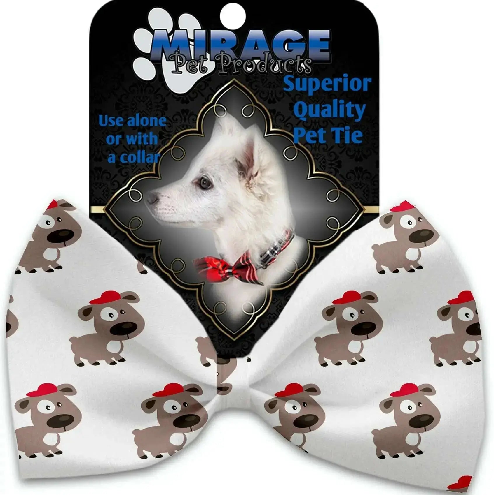 Fresh-Pup-Pet-Bow-Tie-Collar-Accessory-With-Velcro-GreatEagleInc-318891913
