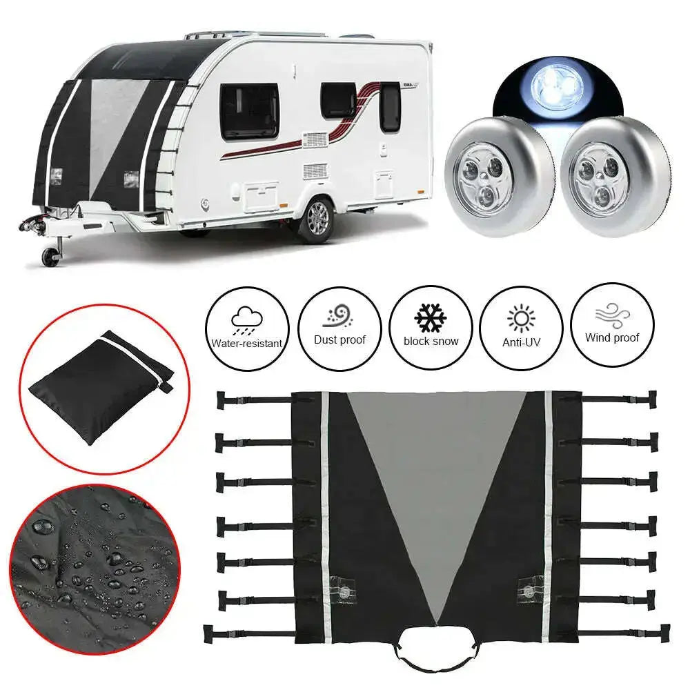 Front-Towing-Cover-Protector-s-Dustproof-Universal-Reflective-Strip-Accessories-200x175cm-camper-trailer-caravan-accessories-GreatEagleInc-334044183