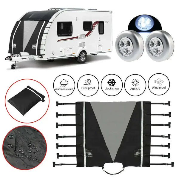 Front-Towing-Cover-Protector-s-Dustproof-Universal-Reflective-Strip-Accessories-200x175cm-camper-trailer-caravan-accessories-GreatEagleInc-334044183