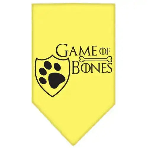 Game-Of-Bones-Screen-Print-Bandana-Yellow-Small-GreatEagleInc-334325875