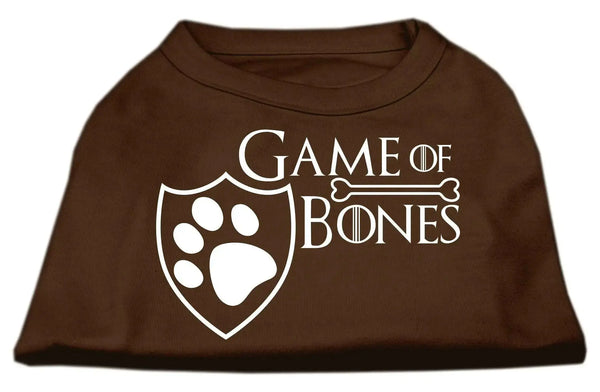 Game-Of-Bones-Screen-Print-Dog-Shirt-Brown-Lg-GreatEagleInc-334266150