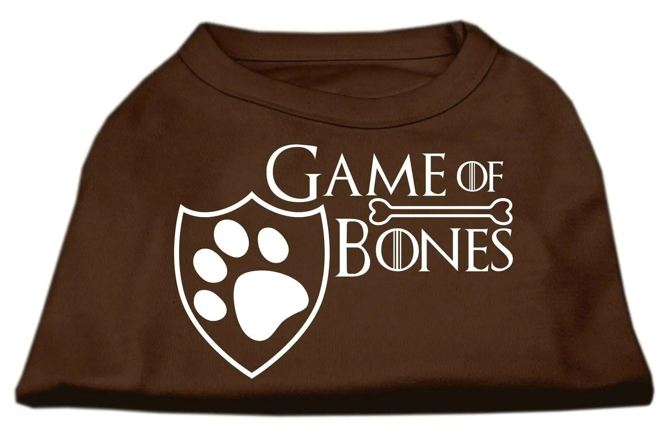 Game-Of-Bones-Screen-Print-Dog-Shirt-Brown-Xl-GreatEagleInc-334270013