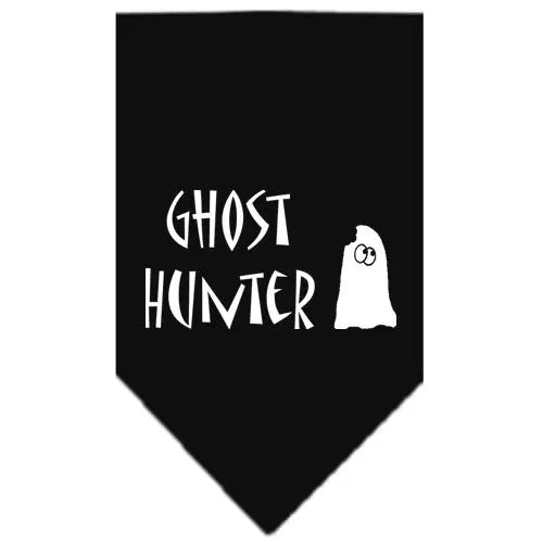 Ghost Hunter Screen Print Bandana Black Large Default Title
