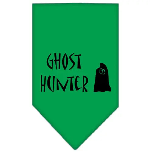 Ghost Hunter Screen Print Bandana Emerald Green Small Default Title