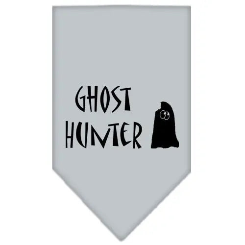 Ghost Hunter Screen Print Bandana Grey Small Default Title