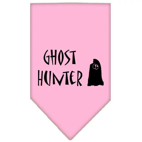 Ghost Hunter Screen Print Bandana Light Pink Large Default Title