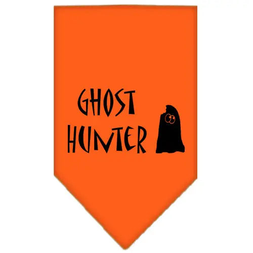 Ghost Hunter Screen Print Bandana Orange Large Default Title
