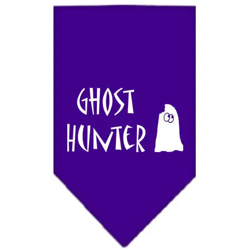 Ghost Hunter Screen Print Bandana Purple Large Default Title