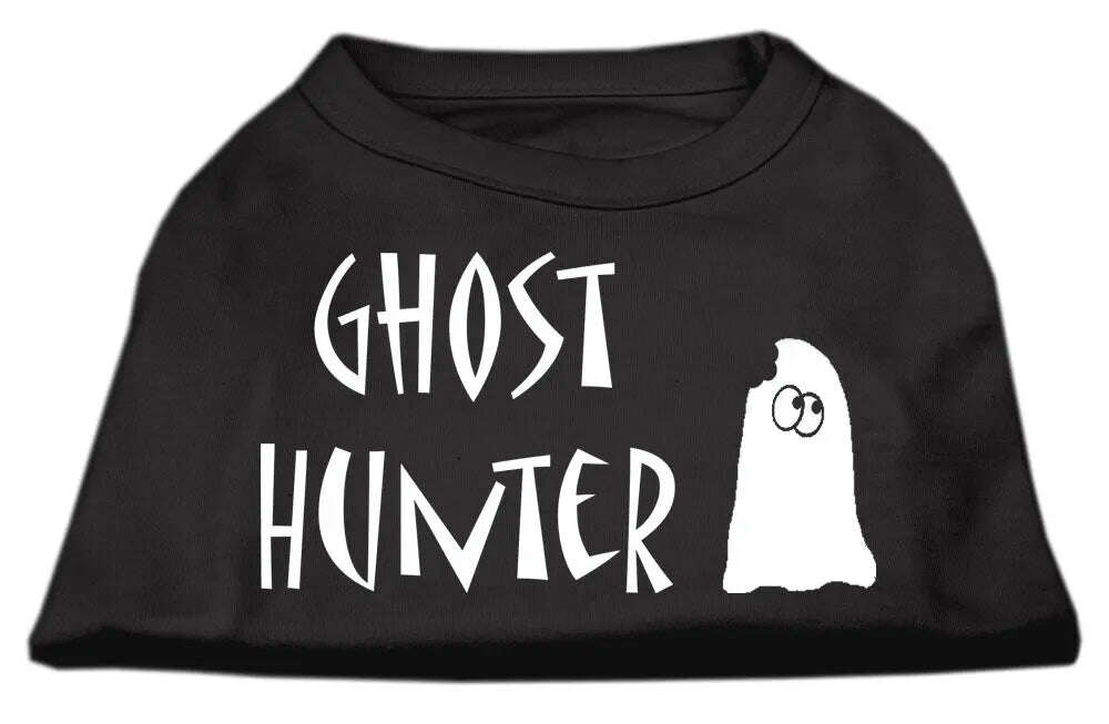 Ghost-Hunter-Screen-Print-Shirt-Black-With-White-Lettering-Xl-GreatEagleInc-333847049