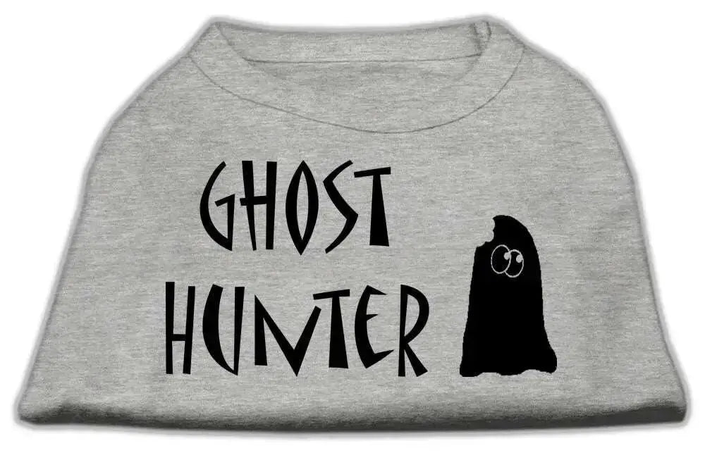 Ghost-Hunter-Screen-Print-Shirt-Grey-With-Black-Lettering-Xxl-GreatEagleInc-333846090