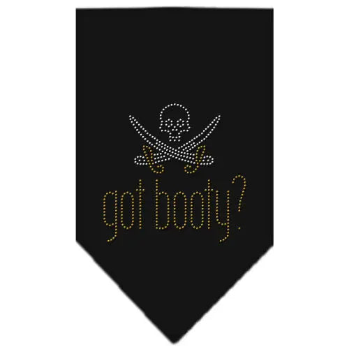 Got Booty Rhinestone Bandana Black Large Default Title