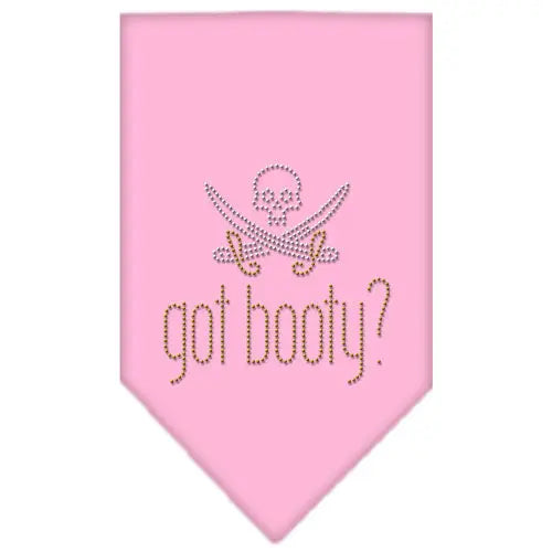 Got Booty Rhinestone Bandana Light Pink Large Default Title