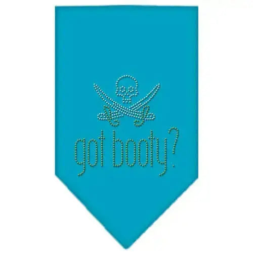 Got-Booty-Rhinestone-Bandana-Turquoise-Small-GreatEagleInc-319031941