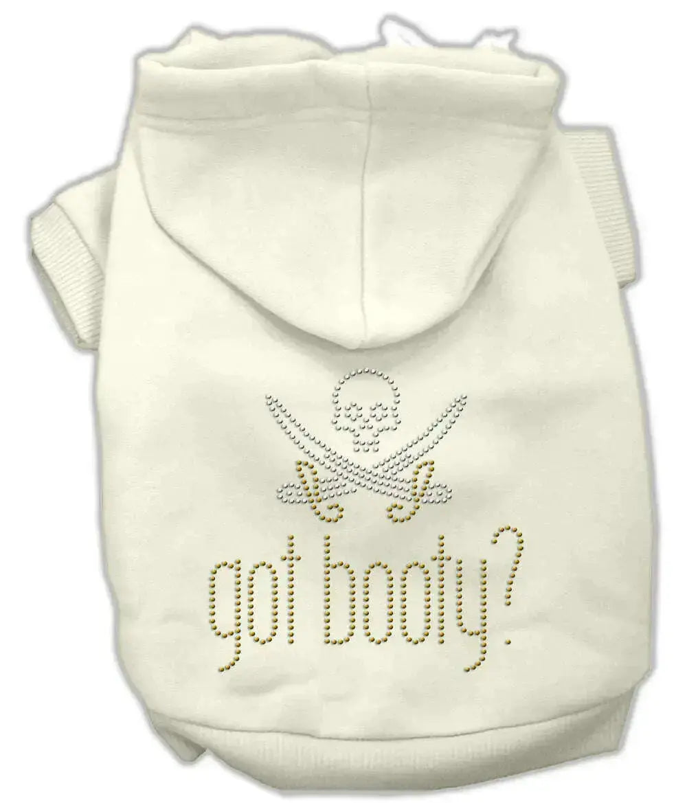 Got-Booty-Rhinestone-Hoodies-Cream-M-GreatEagleInc-333754988