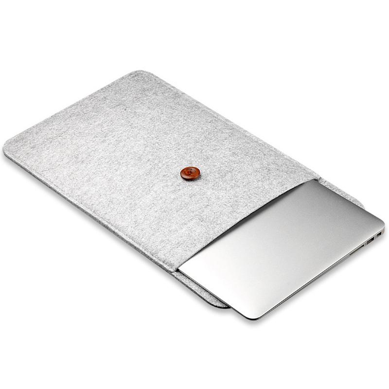13Wool Felt Notebook Sleeve Bag Laptop Handbag Case For Macbook Air Pro 11 12 13 15 Retina Laptop Briefcase Computer Liner Bag GreatEagleInc