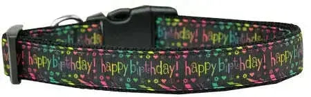 Happy-Birthday-Nylon-Dog-Collar-Medium-GreatEagleInc-318768995
