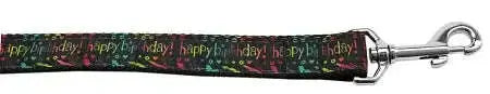 Happy-Birthday-Nylon-Dog-Leash-3-8-Inch-Wide-6ft-Long-GreatEagleInc-318597754