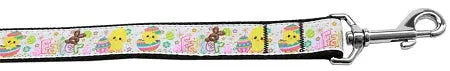 Happy Easter Nylon Dog Leash 3/8 Inch Wide 6ft Long Default Title
