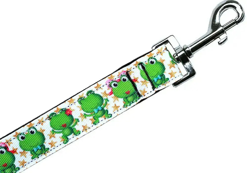 Happy-Frogs-Nylon-Pet-Leash-1in-By-4ft-GreatEagleInc-318774645