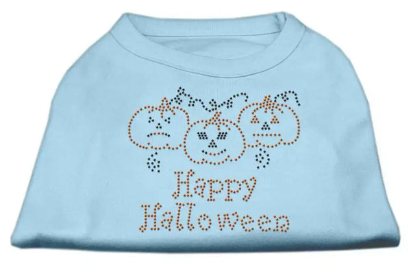 Happy-Halloween-Rhinestone-Shirts-Baby-Blue-S-GreatEagleInc-319102221