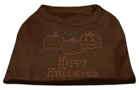 Happy-Halloween-Rhinestone-Shirts-Brown-Xl-GreatEagleInc-318712986