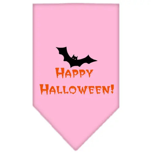 Happy Halloween Screen Print Bandana Light Pink Small Default Title